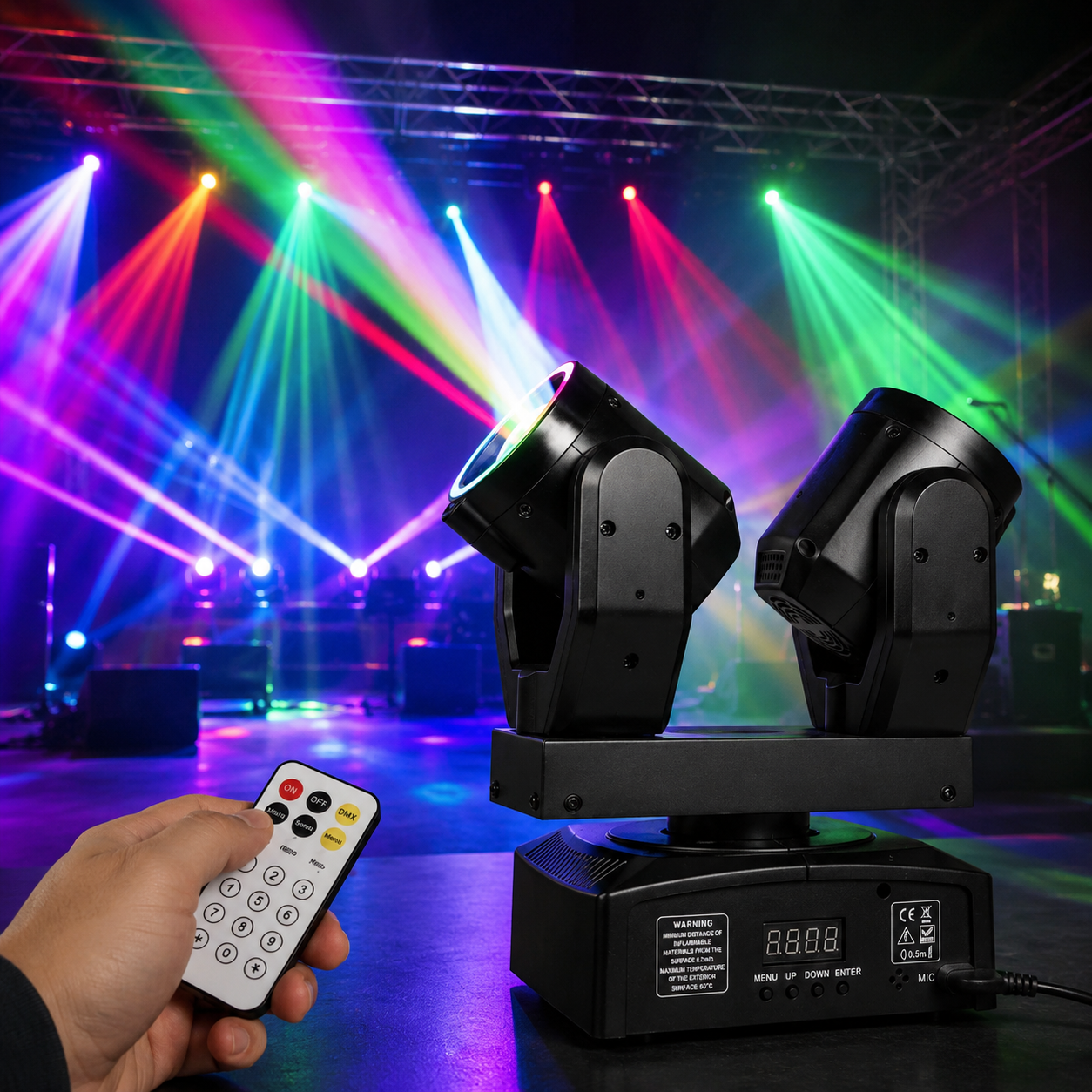 Láser 100w Doble Cabeza Giratorio Fiestas Dj Bar Eventos Sho