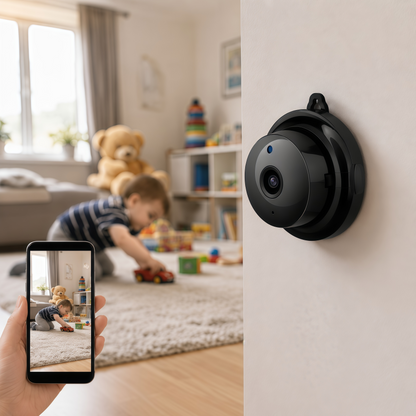 Mini Cámara V380 Pro Wireless Wifi Camera 2mp 1080p Night Vision