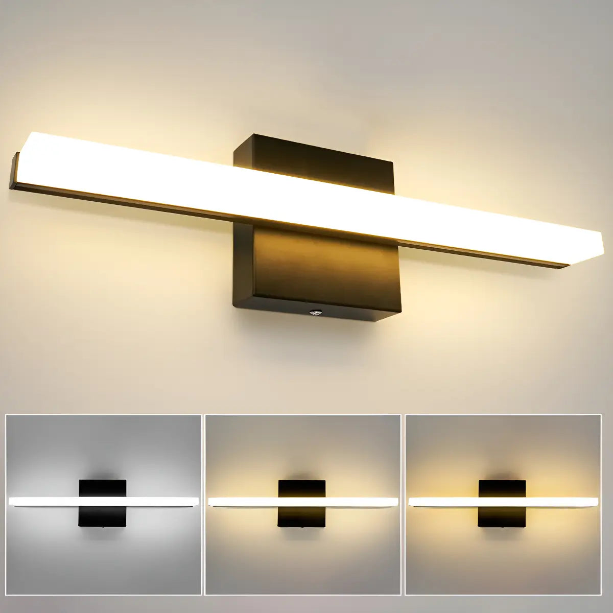 40cm Lámpara De Pared Led Tocador De Luz De Espejo Jzzb Luz Tricolor