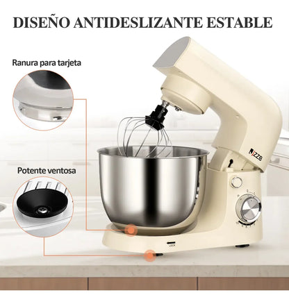 1500w Batidora De Pedestal Planetaria Jzzb 10 Vel 5 Lts 120v
