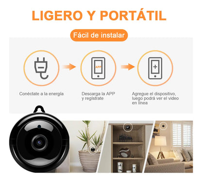 Mini Cámara V380 Pro Wireless Wifi Camera 2mp 1080p Night Vision