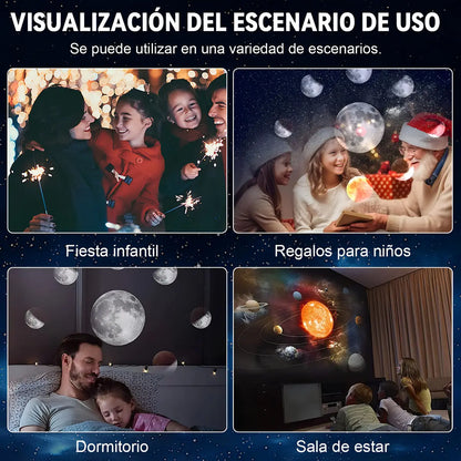 Proyector de Galaxia YULUO LED con 13 Discos y Proyección HD Ajustable