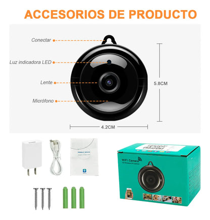 Mini Cámara V380 Pro Wireless Wifi Camera 2mp 1080p Night Vision