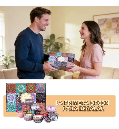 Vela De Aromaterapia, 12 Piece Velas Aromaticas Cera De Soja