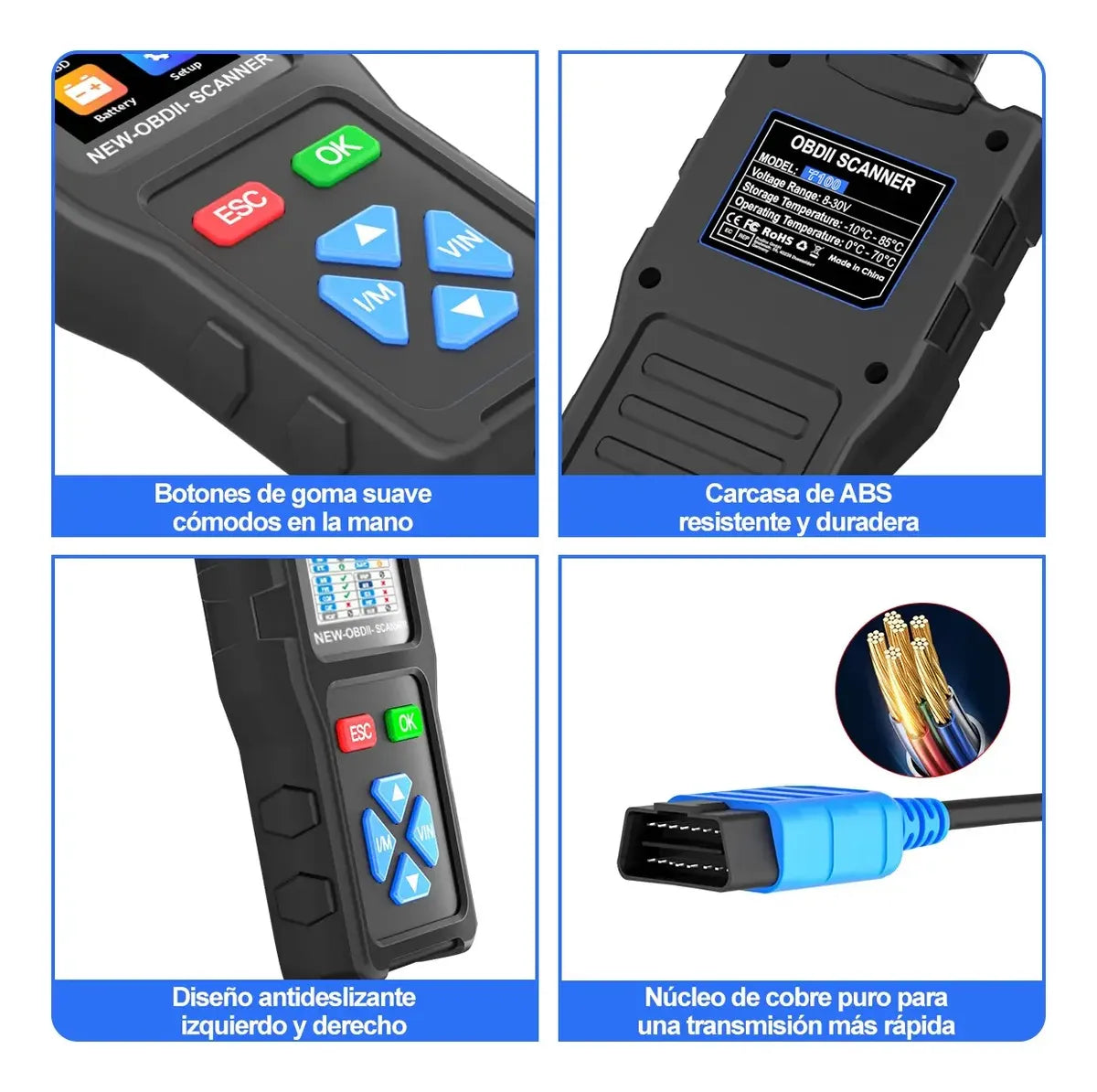 Jzzb Scanner Lanza El Escáner Automotriz Obd2 Mejor Económic