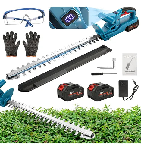 20 Inalámbrico 48v Cortasetos Serrucho Eléctrico Jardin