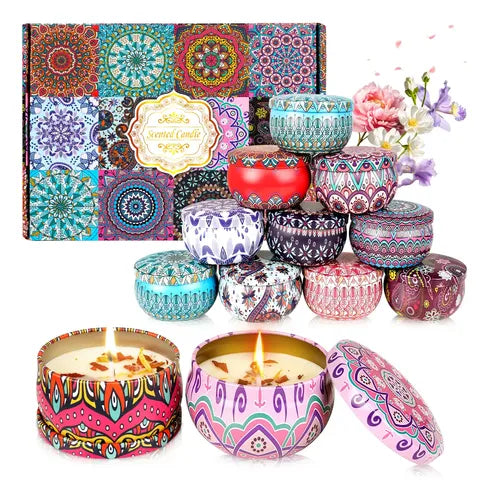 Vela De Aromaterapia, 12 Piece Velas Aromaticas Cera De Soja