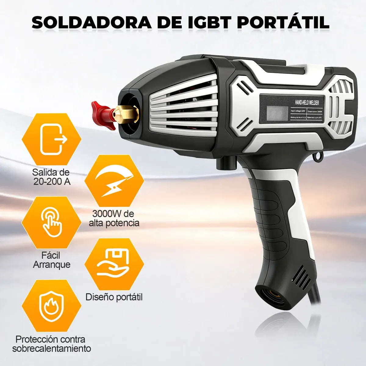 Soldadora Inversora Portátil 110v Igbt 20 Varillas Soldadura