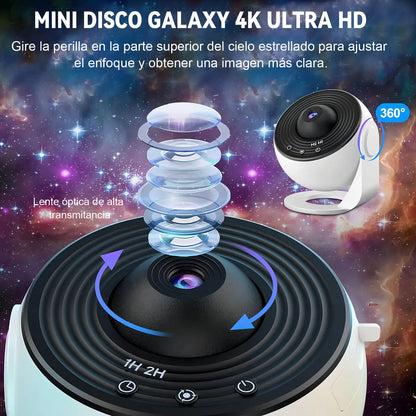Proyector de Galaxia YULUO LED con 13 Discos y Proyección HD Ajustable