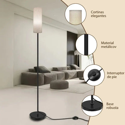 Lampara De Pie Moderna Rgb Foco Inteligente App Control