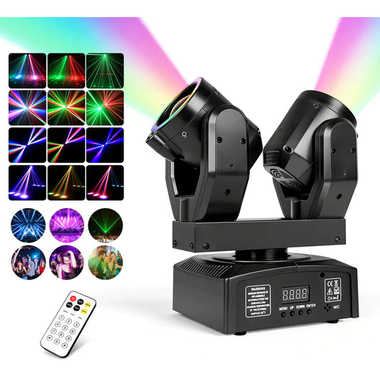 Láser 100w Doble Cabeza Giratorio Fiestas Dj Bar Eventos Sho