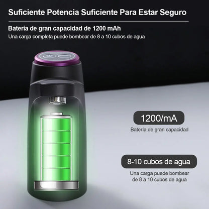 Bomba De Agua Eléctrica Recargable Portátil