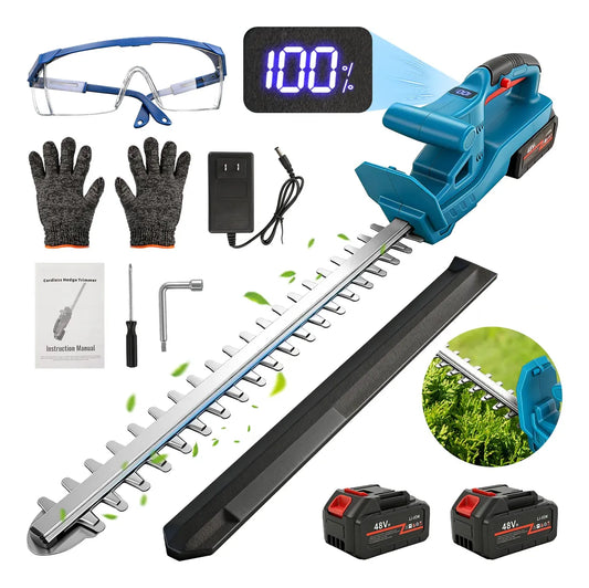 20  Inalámbrico 48v Cortasetos Serrucho Eléctrico Jardin