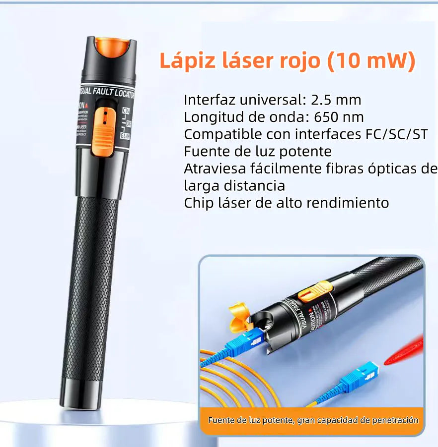 Kit De Herramientas Cortadora Fibra Óptica Medidor Potencia