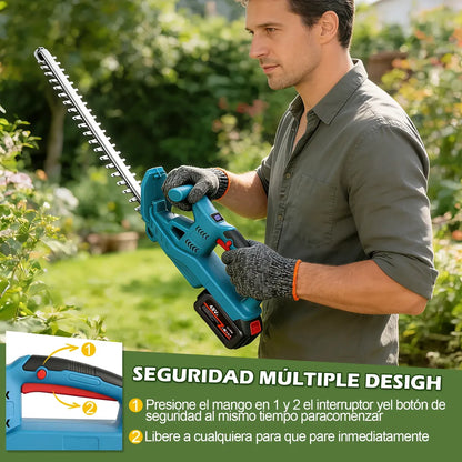 20  Inalámbrico 48v Cortasetos Serrucho Eléctrico Jardin