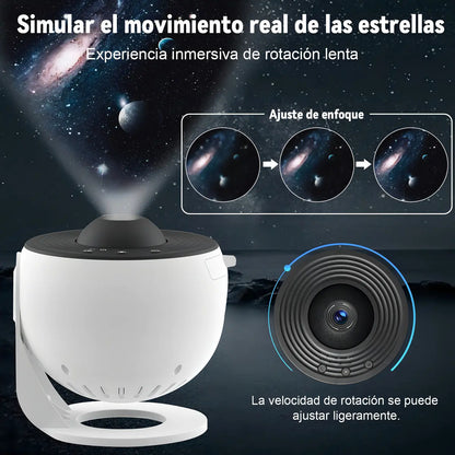 Proyector de Galaxia YULUO LED con 13 Discos y Proyección HD Ajustable