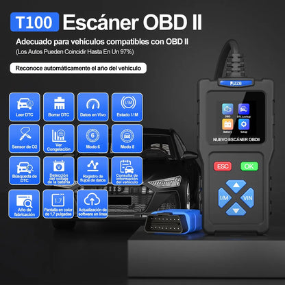 Jzzb Scanner Lanza El Escáner Automotriz Obd2 Mejor Económic