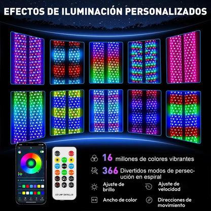 Antenas Led Para Rzr 2pcs Impermeable Rgb 63cm Con Remoto