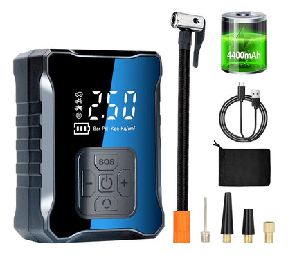 Jzzb® Bomba De Aire Inalámbrica Para Inflar Llantas Y Motocicleta