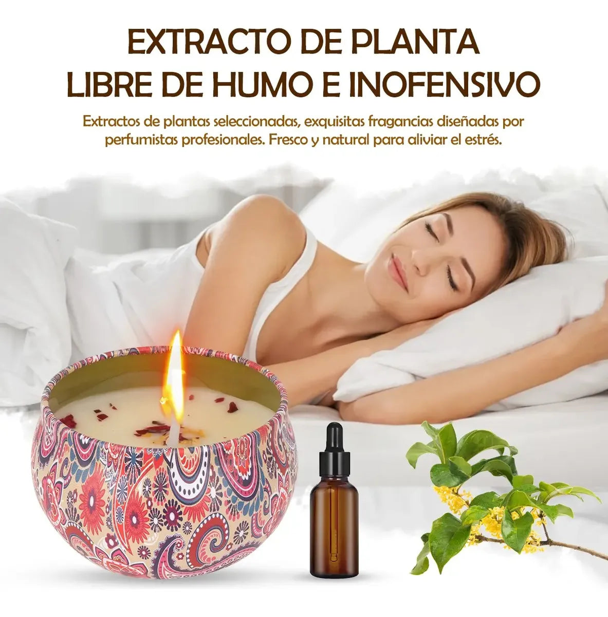 Vela De Aromaterapia, 9 Piezas Velas Aromaticas Cera De Soja