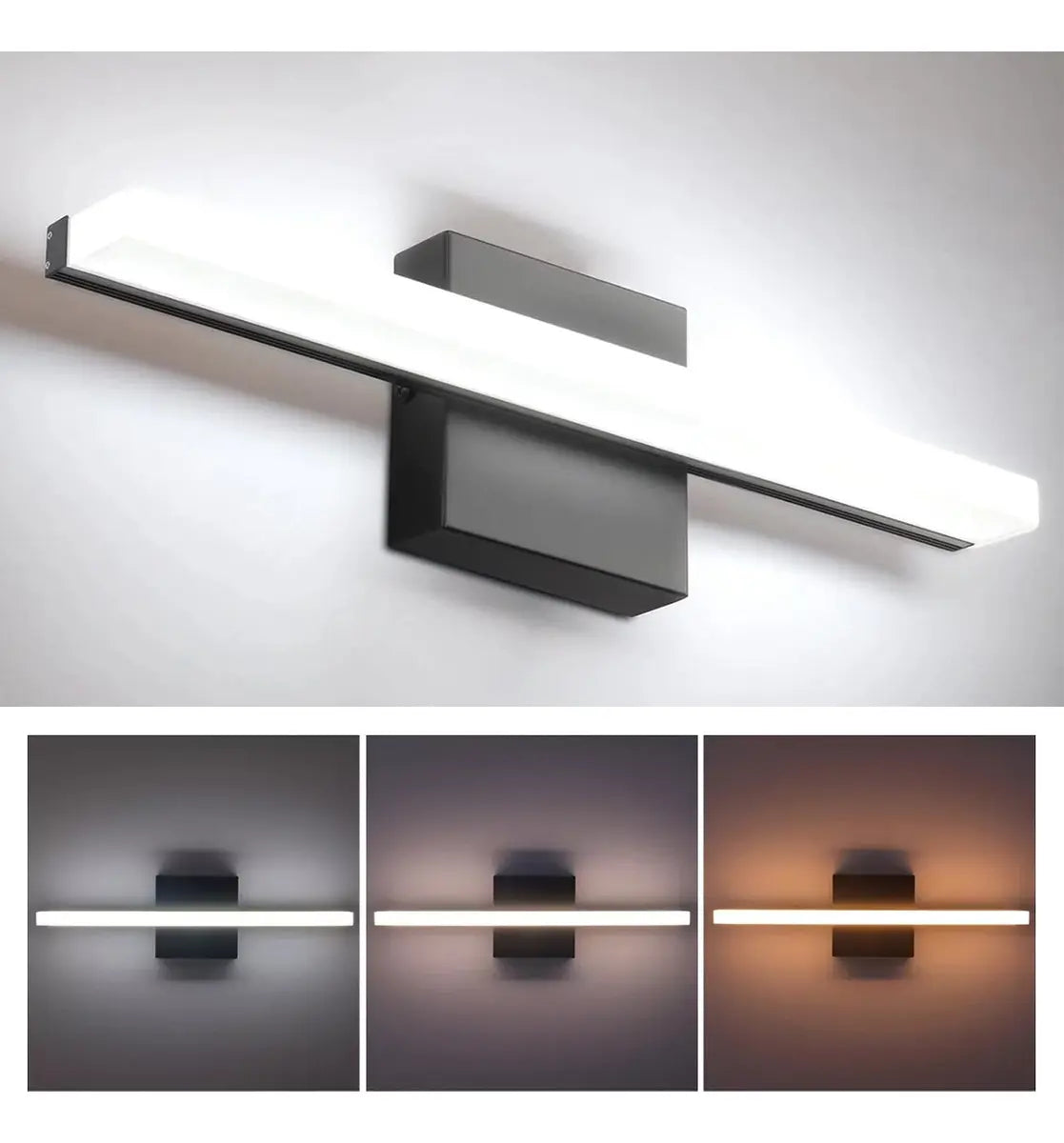 40cm Lámpara De Pared Led Tocador De Luz De Espejo Jzzb Luz Tricolor