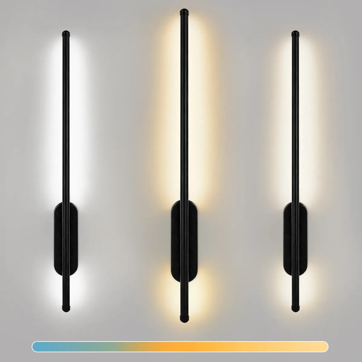 Lámpara Led De Pared Para Baño Interior Exterior 60cm 3 Tono