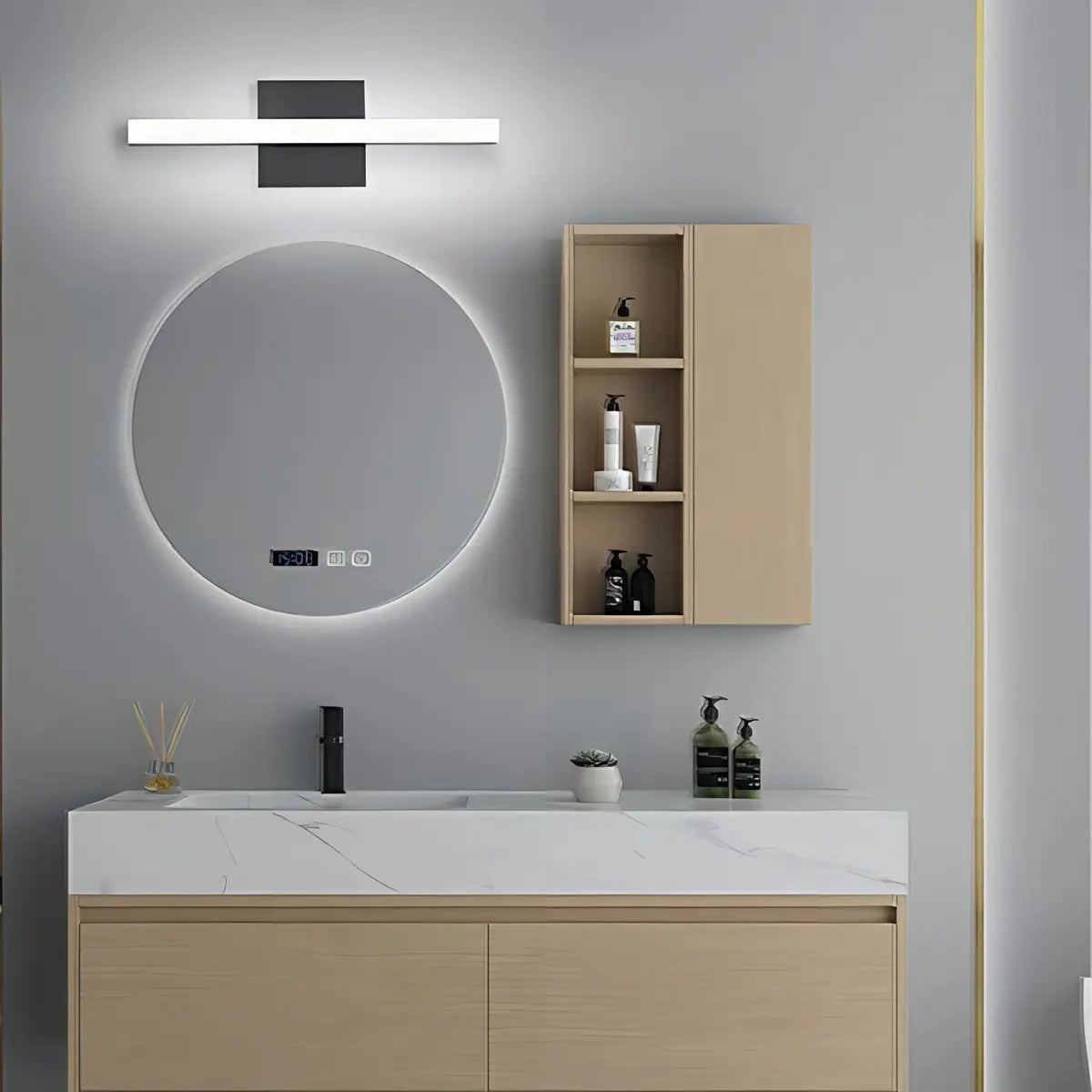40cm Lámpara De Pared Led Tocador De Luz De Espejo Jzzb Luz Tricolor