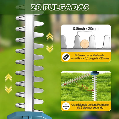 20  Inalámbrico 48v Cortasetos Serrucho Eléctrico Jardin
