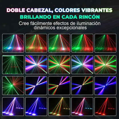 Láser 100w Doble Cabeza Giratorio Fiestas Dj Bar Eventos Sho