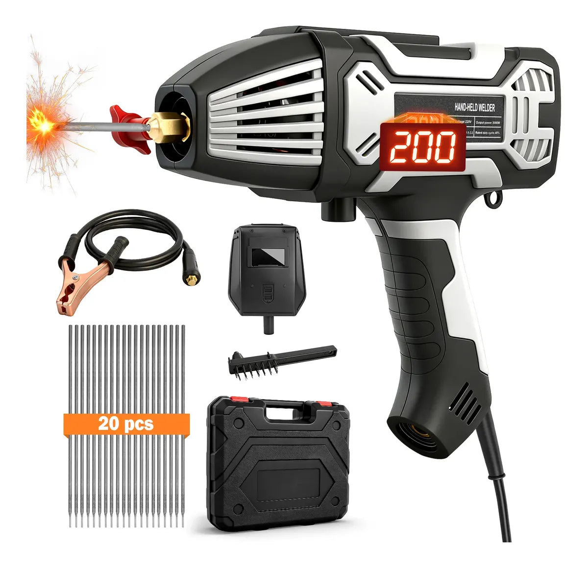 Soldadora Inversora Portátil 110v Igbt 20 Varillas Soldadura