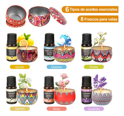 Kit De Velas De Aromaterapia Para Bricolaje