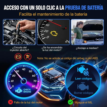 Jzzb® Scanner Automotriz Obd2 Ym519 Para Multimarca Motor