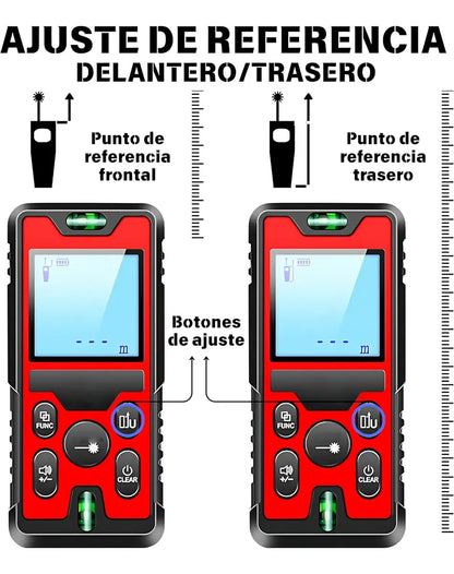 Telémetro Láser Medidor De Distancia Distanciómetro De 120 M