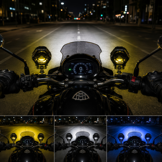2pcs Faros Auxiliares Lupa 120w Para Auto Moto Con Estrobo